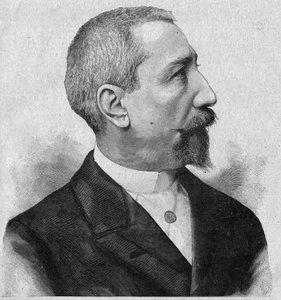 Portrait of Anatole France (1844-1924), French novelist and poet, member of the Academy Francaise by French School