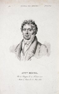 Portrait of Antoine Reicha (1770-1836) from the Journal des Artistes