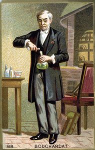 Portrait of Apollinaire Bouchardat (1809-1866), French pharmacist. Chromolithography of the late 19th century