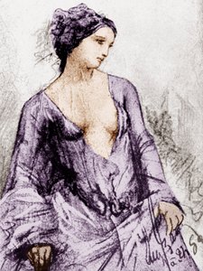 Portrait of Apollonie Sabatier, Baudelaire