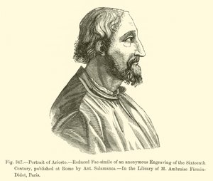 Portrait of Ariosto by French School