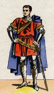 Portrait of Bertrand du Guesclin (c. 1320-1380), constable of France. by French School