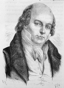 Portrait of Béranger, French poet and songwriter (1780 - 1857) - in L