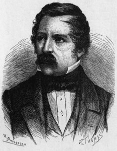 Portrait of Carl August von Steinheil (1801-1870), German physicist, inventor in the field of telegraphy - in Album of Science; illustrious scientists; Great Discoveries 1896 by French School