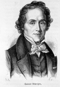 Portrait of Casimir Delavigne, French Poet and Playwright (1793-1843) by French School