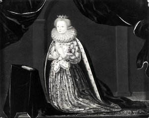 Portrait of Catherine of Cleves, Duchess of Guise by French School