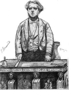 Portrait of Charles Floquet (1828-1896), French lawyer and politician by French School