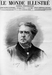 Portrait of Charles Floquet (1828-1896), President of the Council of Ministers from 1888 to 1889. In 