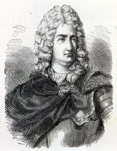 Portrait of Charles François Du Fay (1698 - 1739), French chemist and physicist - in Album of Science; illustrious scientists; Great discoveries 1896