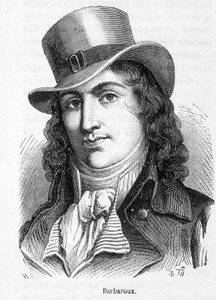 Portrait of Charles Jean Marie Barbaroux (1767 - 1794), a French politician who led the Marseille federates when the Tuileries were taken in 1792 by French School