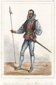Portrait of Charles de Lorraine, Duke of Mayenne (1554 - 1611), French Prince by French School
