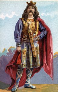 Portrait of Chilperic I, King of the Franks from 561 to 584 by French School