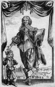 Portrait of Claude Deruet, French painter. Engraving from the Histoire de la Engraving by Georges Duplessis by French School
