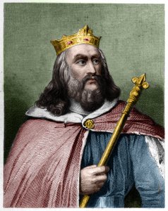 Portrait of Clotaire II, King of Neustria and King of the Francs - in 