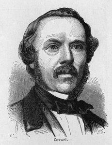 Portrait of Coxwel, British aeronaut - in Album of Science; illustrious scientists; Great discoveries 1896