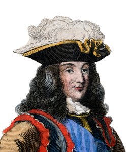 Portrait of Francois Henri de Montmorency Bouteville, called Marechal de Luxembourg, French general, marshal of France