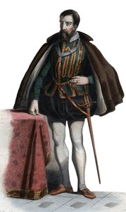 Portrait of Francois I de Lorraine (1519-1563), Duke of Guise, Duke of Aumale, French soldier and politician by French School