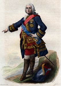 Portrait of Francois de Chevert (1695-1769), French general by French School