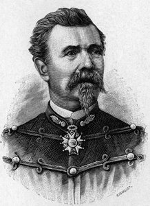 Portrait of General de Reffye - in Album of Science; illustrious scientists; Great discoveries 1896