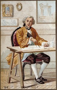 Portrait of Germain Soufflot (1713-1780), French architect by French School