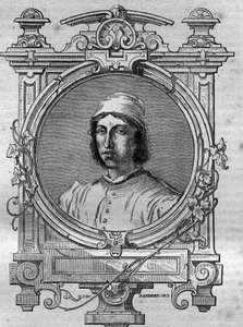 Portrait of Herimar, abbe of Saint Denis de Reims (died 1070). Engraving in Histoire des papes-kings-queens-et-empereurs a travers les centuries by Maurice Lachatre by French School