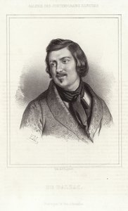 Portrait of Honore de Balzac by French School