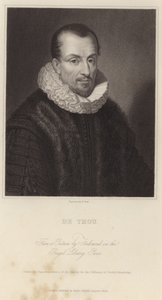 Portrait of Jacques Auguste de Thou by French School