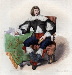 Portrait of Jean Louis Guez de Balzac, French author by French School