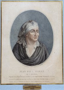Portrait of Jean Paul Marat (1743-1793), French physician, publicist and politician by French School