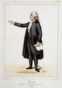 Portrait of Jean Sylvain Bailly - in 