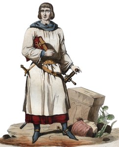 Portrait of Jean de Joinville (1225-1317), chronicler of medieval France