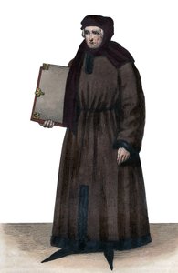 Portrait of John Froissart (1337-1404), French chronicler