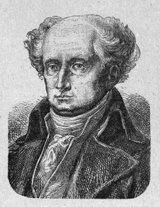 Portrait of Joseph Jerome Simeon (1749-1842), French lawyer and politician. Engraving from 1889 by French School