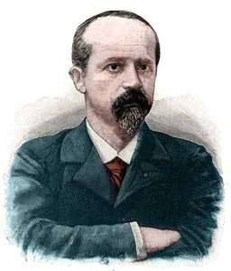Portrait of Louis Jean Baptiste Lepine (1846-1933), French lawyer and politician, inventor of the Lepine Competition by French School