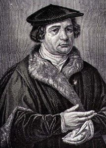 Portrait of Martin Luther, German Religious Reformer by French School
