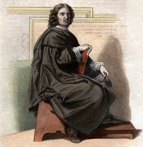 Portrait of Nicolas Poussin by French School