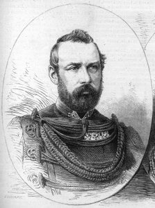 Portrait of Oscar II, King of Sweden and Norway. Engraving in Le Monde Illustré n°807 of 28 September 1872.