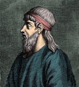 Portrait of Parmenides of Elea by French School