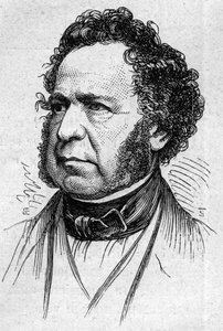 Portrait of Paul Duke of Noailles (1802-1885), French historian and academician. Engraving in Le Monde Illustré n°883 of 14 March 1874. by French School