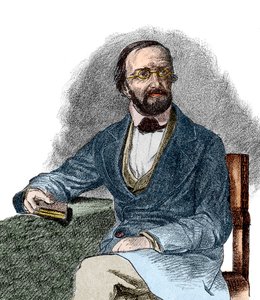 Portrait of Peter Gustav Dirichlet (1805-1859), German mathematician