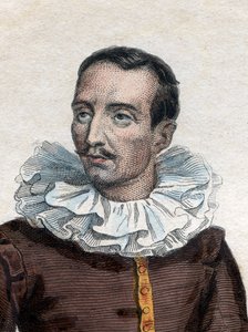 Portrait of Pierre de Bourdeille, seigneur de Brantome, French historian, soldier and biographer by French School