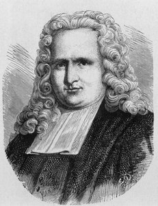 Portrait of Pieter van Musschenbroek (1692 - 1761), Dutch Physicist, Inventor of the First Electric Capacitor (Bottle of Leiden) - in Album of Science; Illustrious Scientists; Great Discoveries 1896 by French School