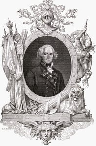 Portrait of Richard, Earl Howe, English Naval Officer by French School