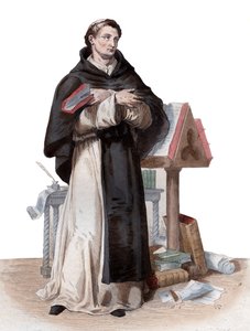 Portrait of Saint Bernard de Clairvaux, French abbot and builder of the reforming Cistercian order by French School