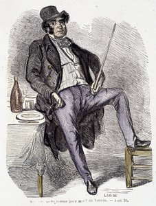 Portrait of Vautrin (Character Inspired by Vidocq) - in Splendors and Miseries of Courtesans by Balzac by French School