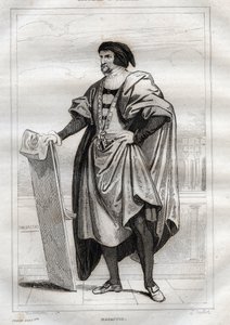 Portrait of Italian painter Masaccio