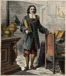 Portrait of Otto von Guericke, German engineer and physicist by French School