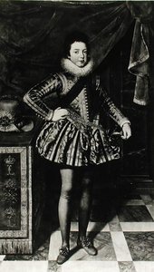 Portrait of the Infant Louis XIII, King of France and Navarre, c.1611 by French School