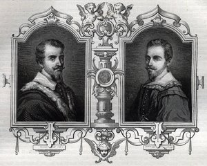 Portraits of Horace (Orazio 1531-1553) and Octave Farnese