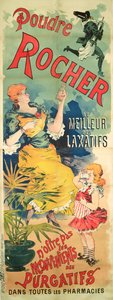 Poster advertising Rocher Powder, The Best Laxative